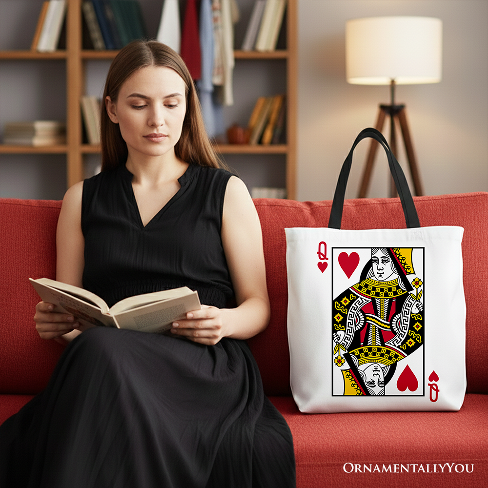 Ashley Stewart Queen of Hearts Tote Bag Multi