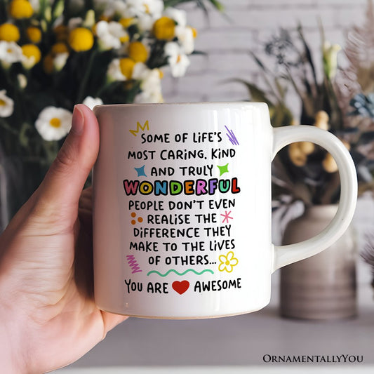 Ashley Stewart You Are Wonderful Ceramic Mug White