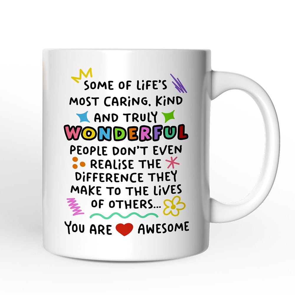 Ashley Stewart You Are Wonderful Ceramic Mug White
