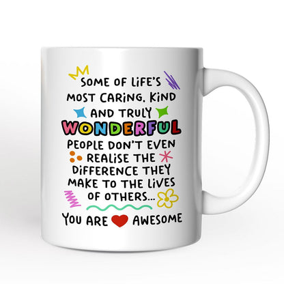 Ashley Stewart You Are Wonderful Ceramic Mug White