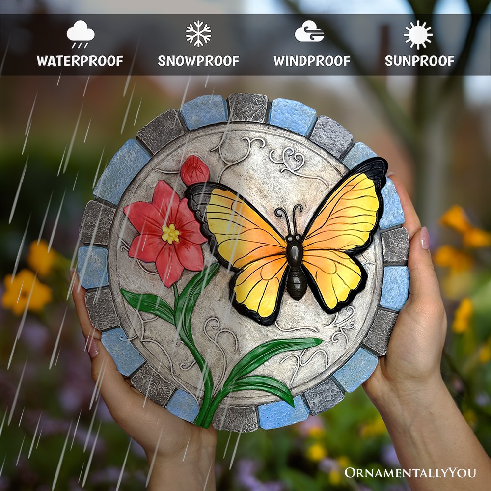 Ashley Stewart Butterfly Stepping Stone Multi