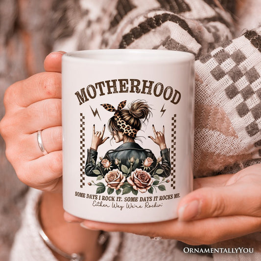 Ashley Stewart Motherhood Rocks Mug White