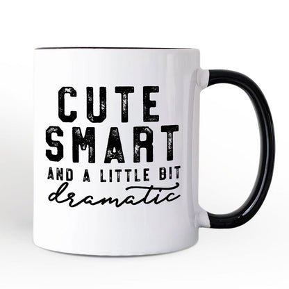 Ashley Stewart A Little Bit Dramatic Ceramic Mug White