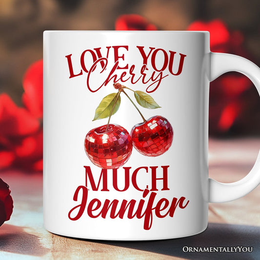 Ashley Stewart Love You Cherry Much Ceramic Mug