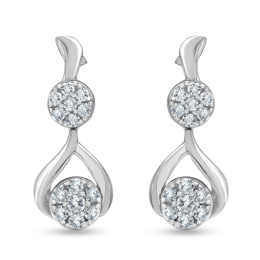 Ashley Stewart 0.50 Carat Lab Grown Diamond Drop Earrings Gift Box Set