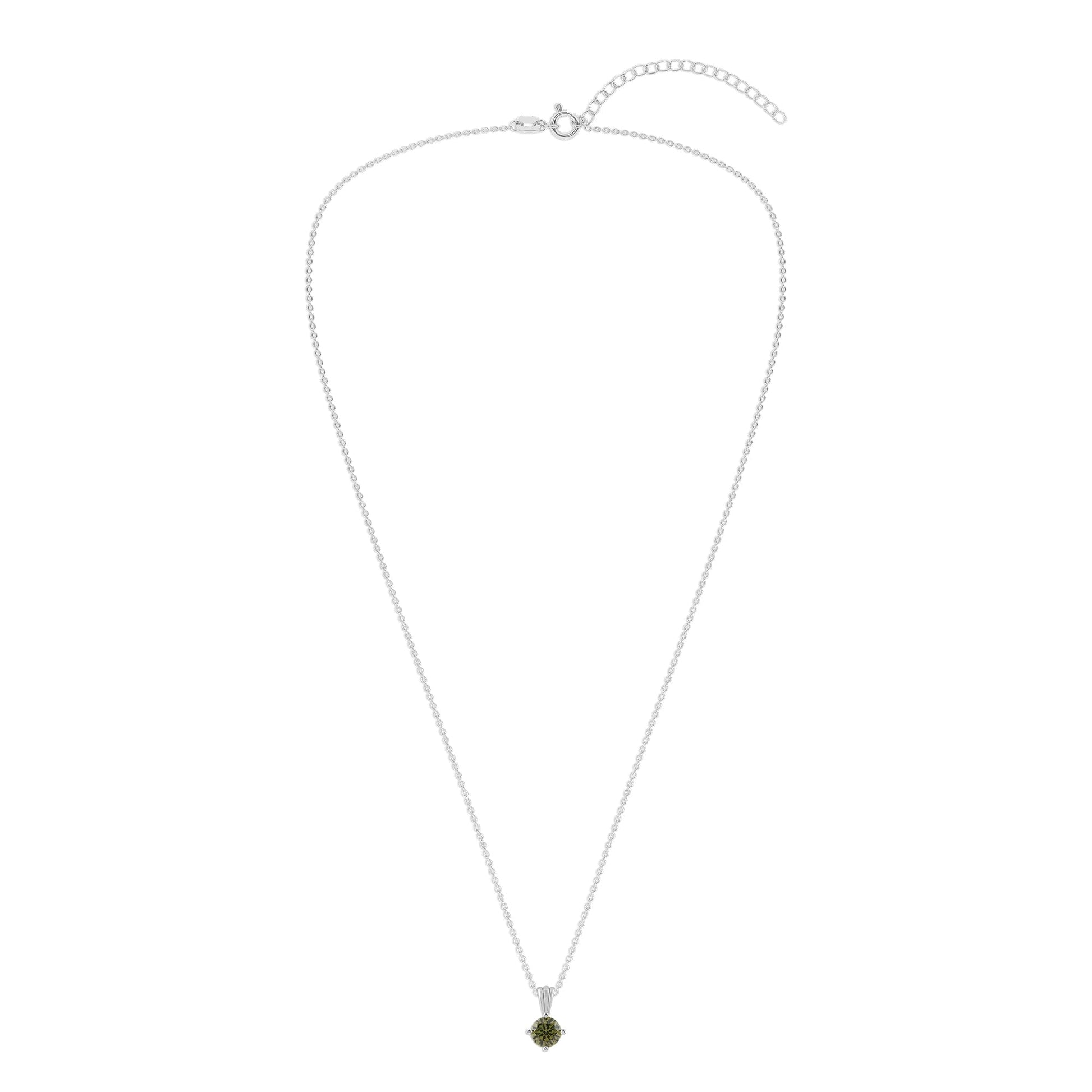 Ashley Stewart Gemstone Necklace in Sterling Silver, Round Pendant Size 6.5 * 6.5mm,  Garnet Red