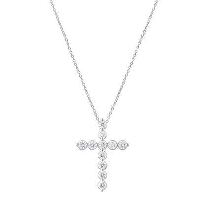 Ashley Stewart 1 Carat Lab Grown Diamonds Cross Pendant Necklace