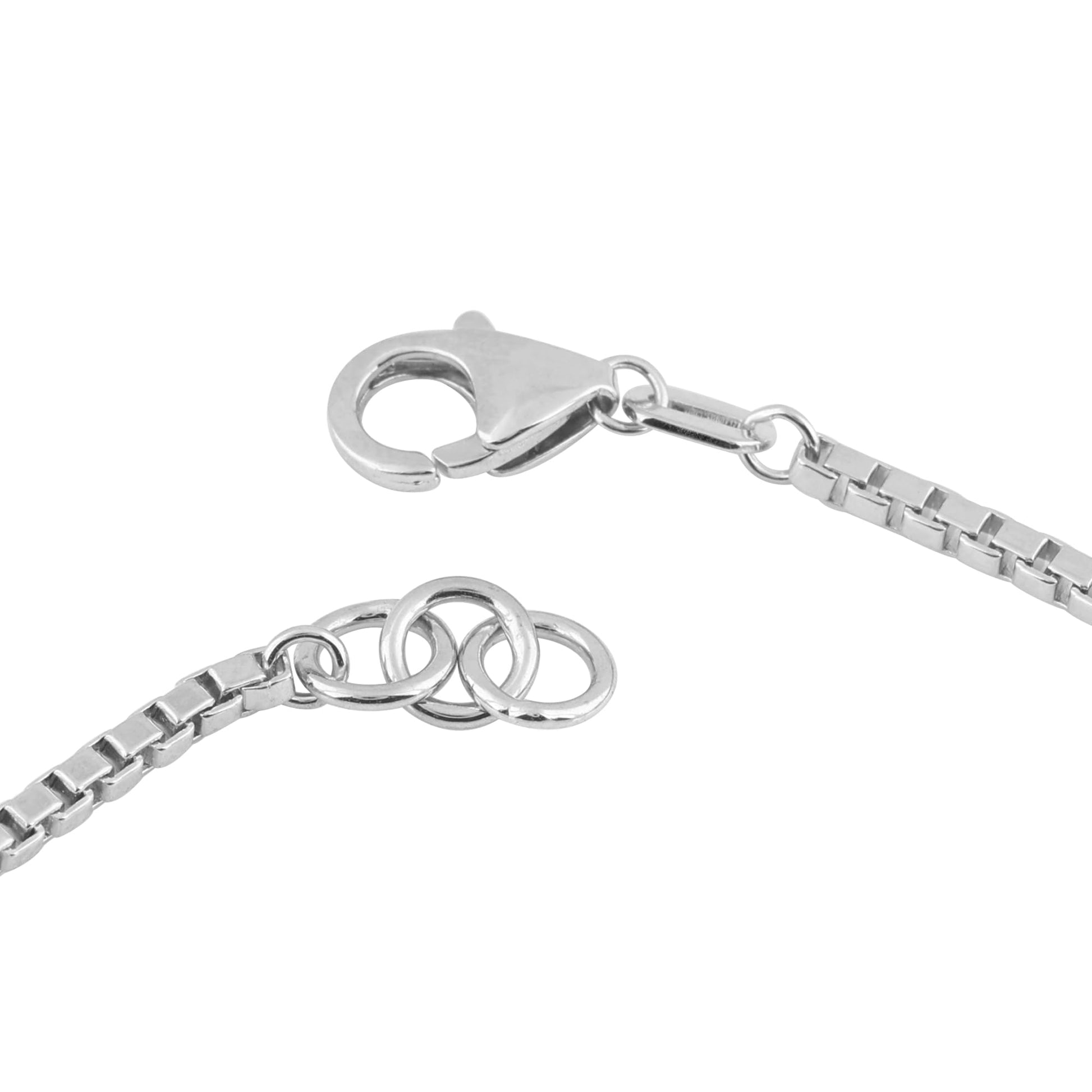 Ashley Stewart Birthstone Bracelet in Sterling Silver, Oval Cut 5*7mm, 7 Inches with  Garnet Red