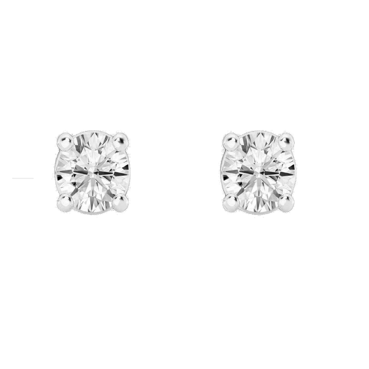 Ashley Stewart 0.33 Carat Lab Grown Round Diamond Halo Necklace Set