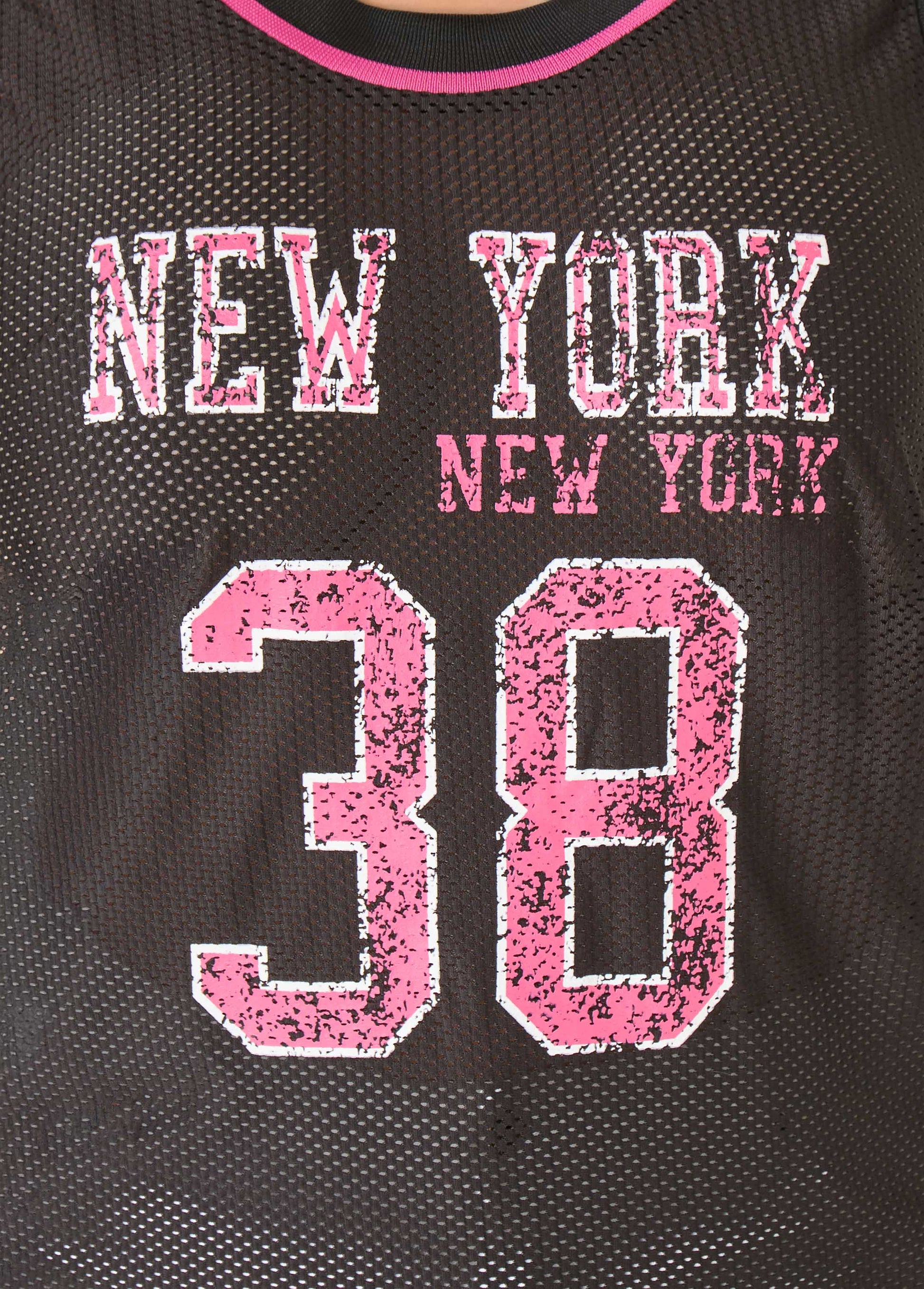 Ashley Stewart Drawstring Basketball Jersey Orange