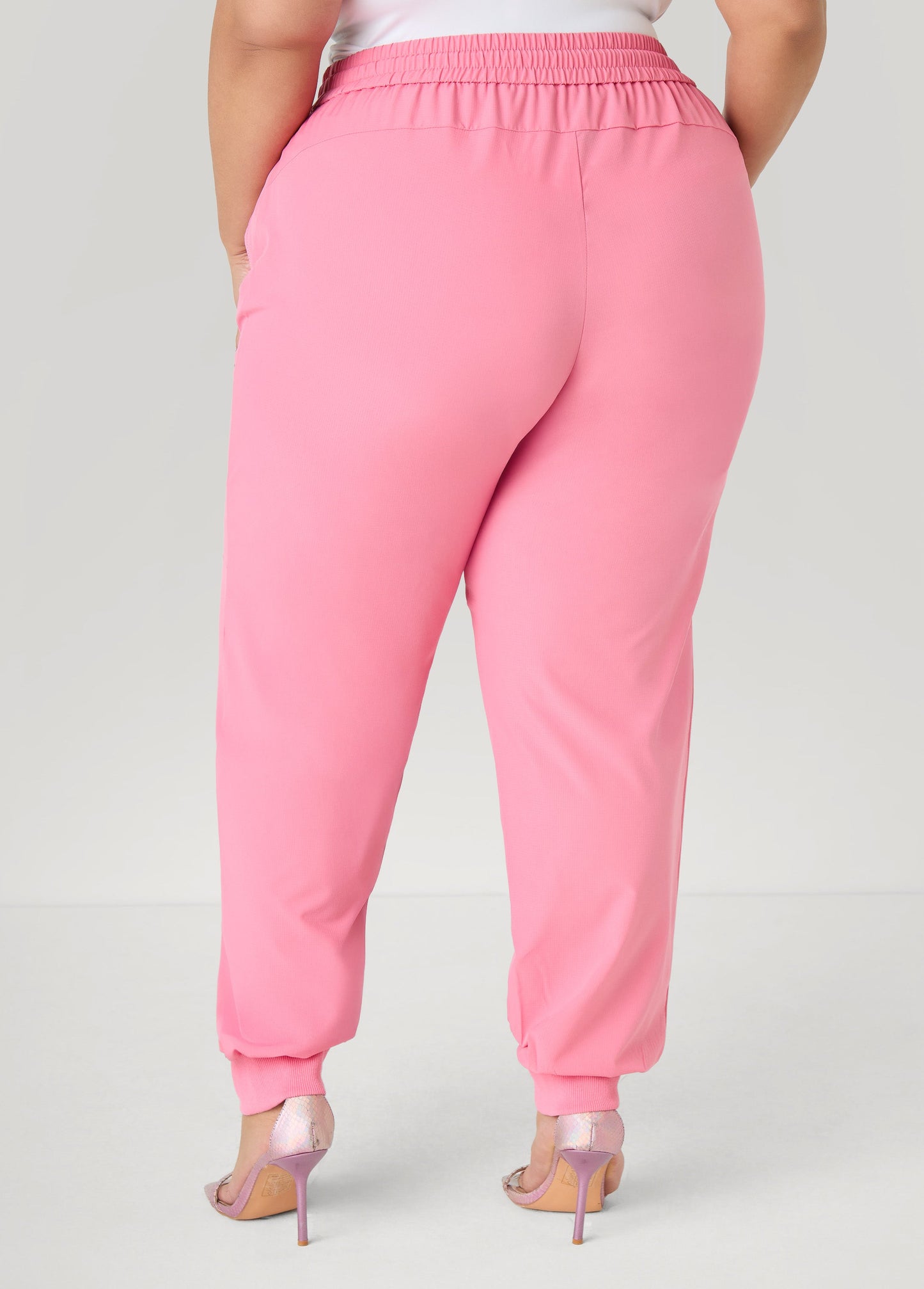 Ashley Stewart Drawstring Mid Rise Joggers Amazon