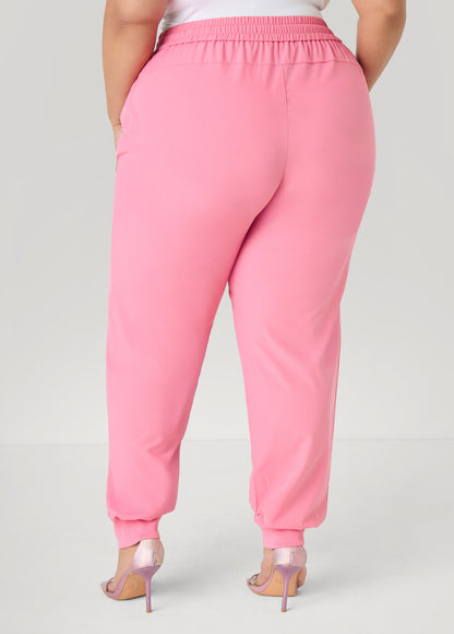 Ashley Stewart Drawstring Mid Rise Joggers Amazon