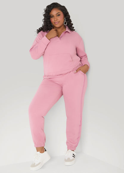 Ashley Stewart Crystal Joggers Olive Night