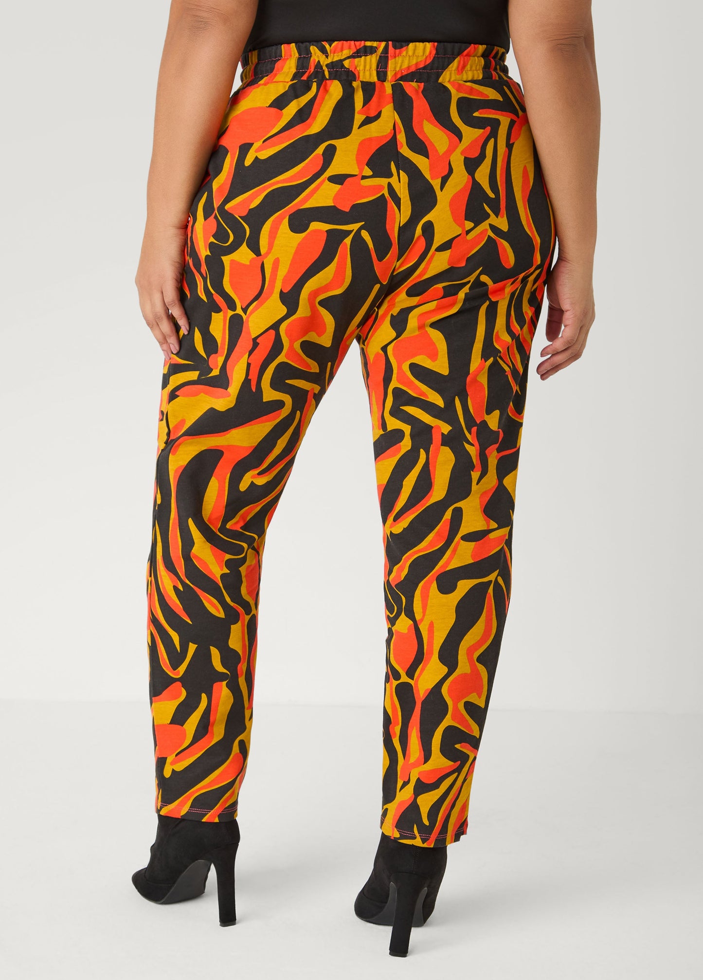 Ashley Stewart Printed Joggers SPICY ORANGE