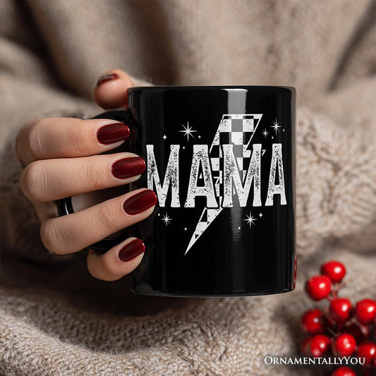 Ashley Stewart Lightning Bolt Mama Mug Black