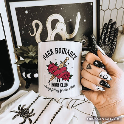 Ashley Stewart Dark Romance Book Club Mug White