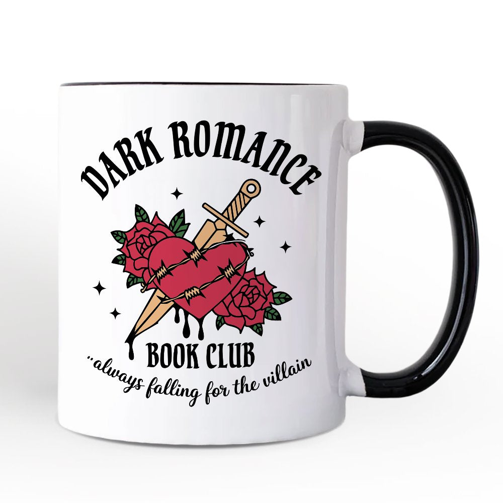 Ashley Stewart Dark Romance Book Club Mug White