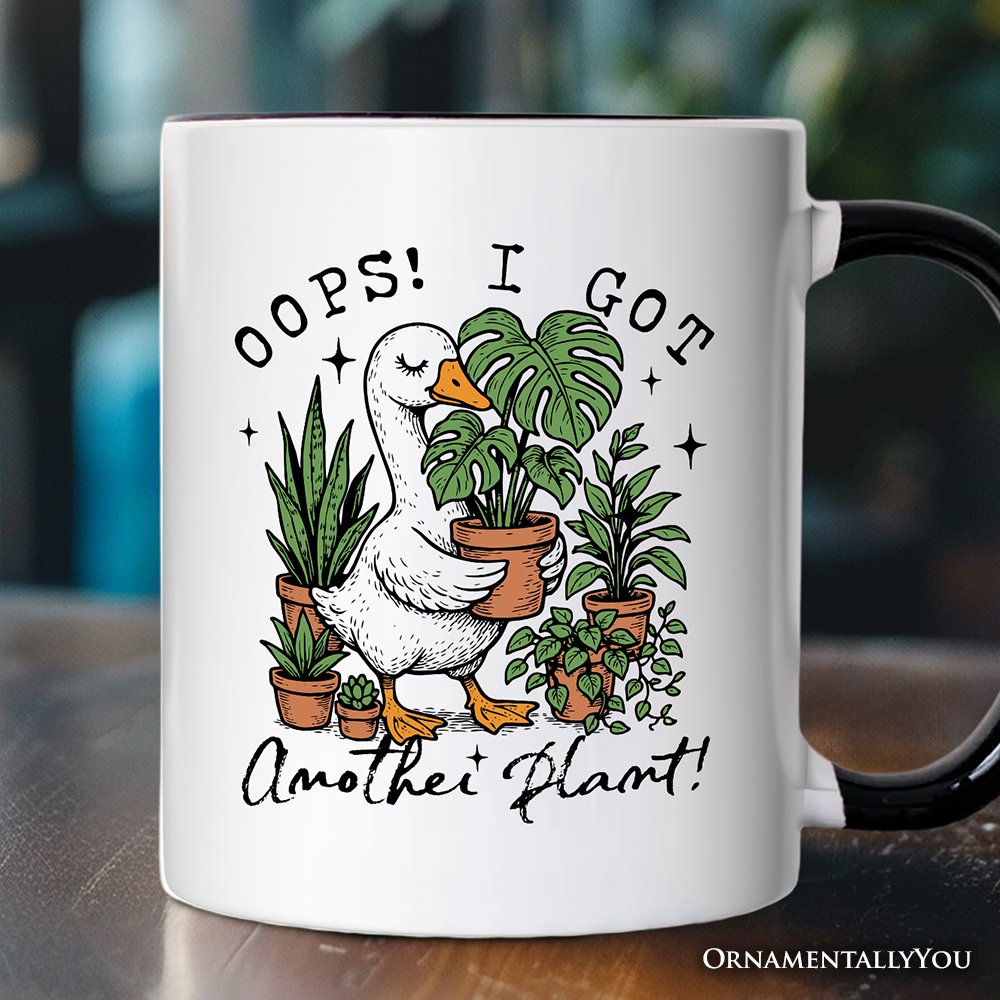 Ashley Stewart Oops I Got Another Plant Mug White