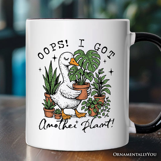 Ashley Stewart Oops I Got Another Plant Mug White