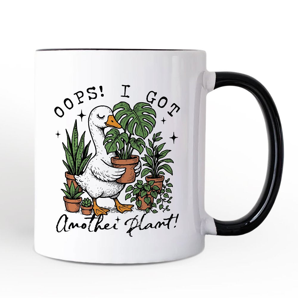 Ashley Stewart Oops I Got Another Plant Mug White