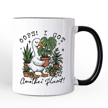 Ashley Stewart Oops I Got Another Plant Mug White