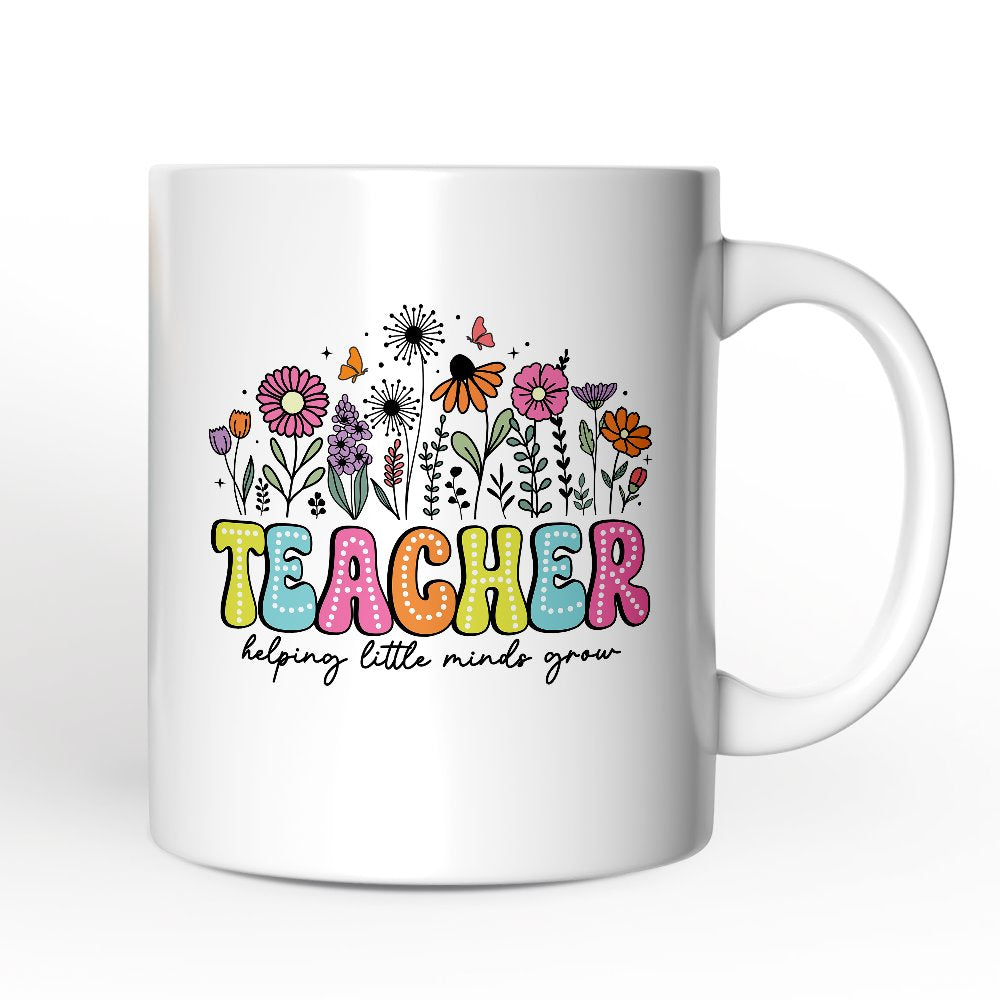 Ashley Stewart Helping Little Minds Grow Teacher Mug White