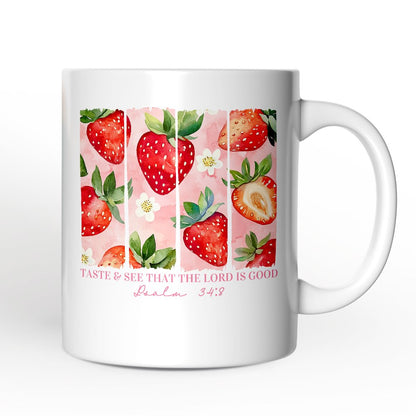 Ashley Stewart The Lord Is Good Ceramic Mug White