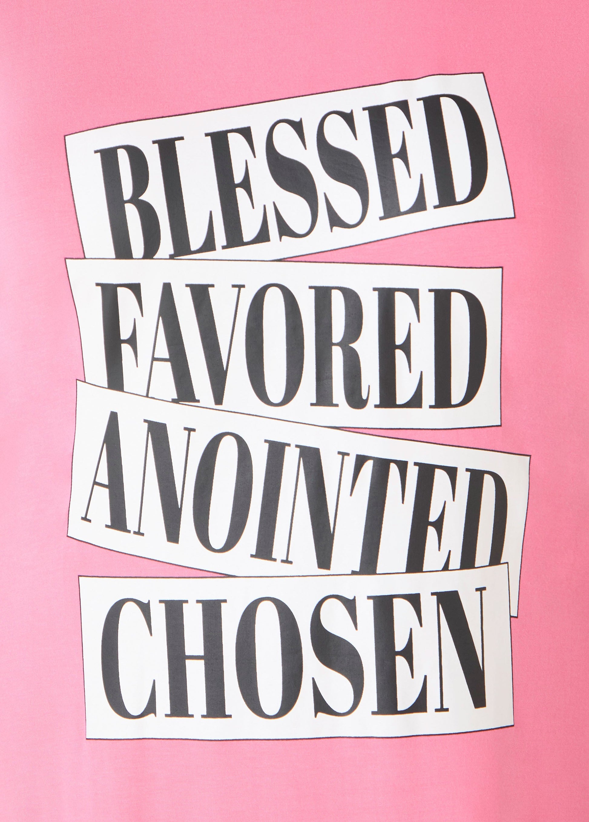 Ashley Stewart Blessed Graphic T Shirt Dress Confetti