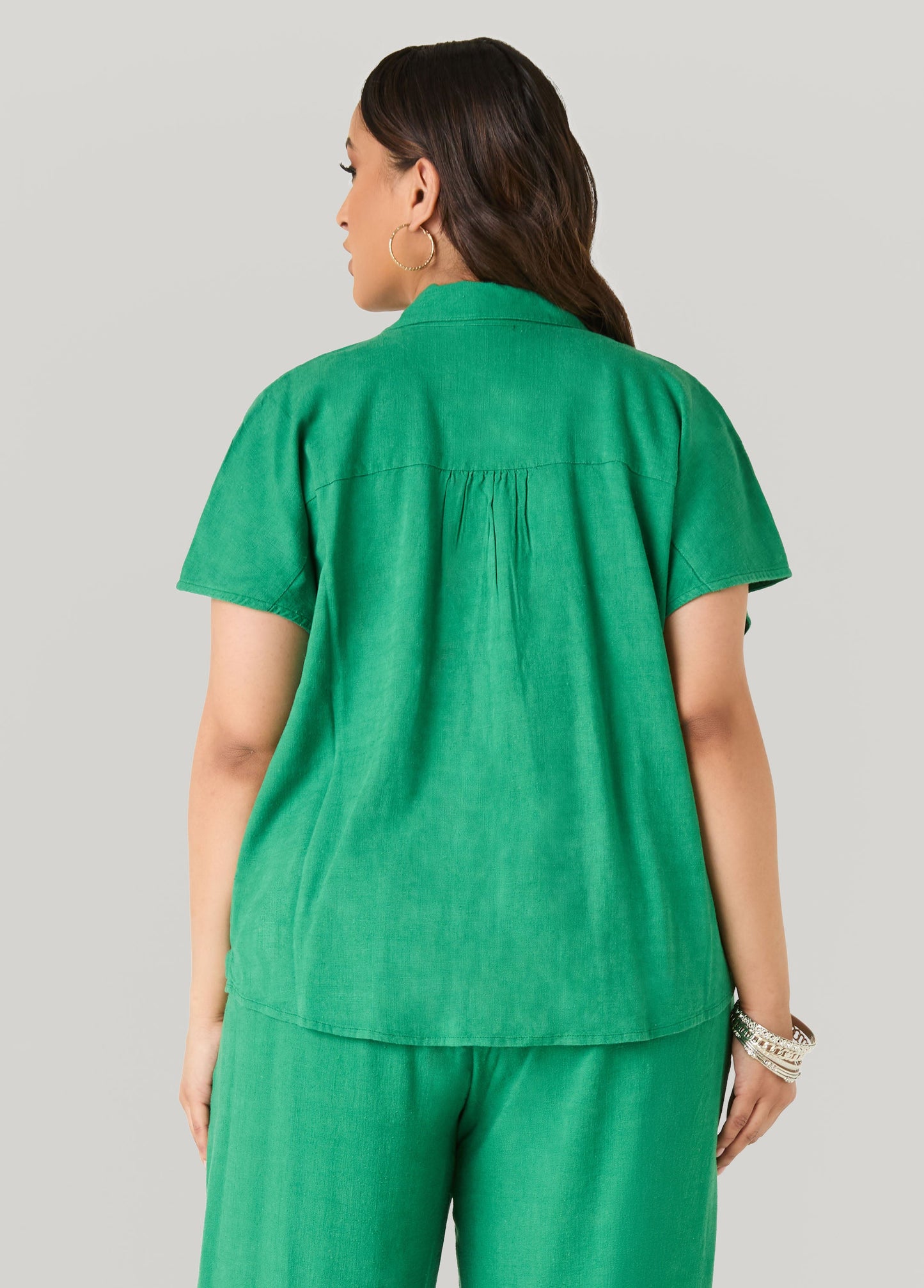 Ashley Stewart Linen Blend Shirt Amazon