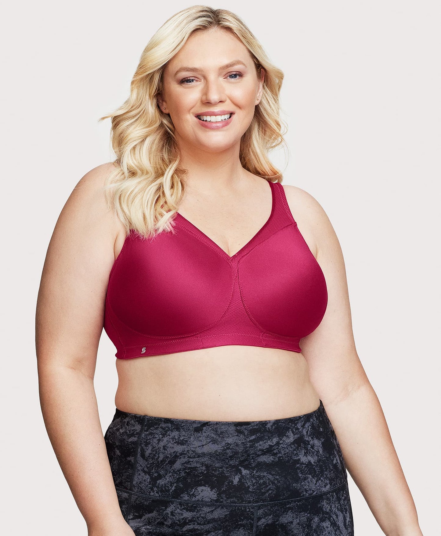 Ashley Stewart MagicLift Seamless Sports Bra Ruby Ruby Red