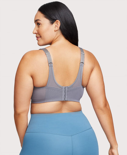 Ashley Stewart MagicLift Seamless Sports Bra Charcoal Gray
