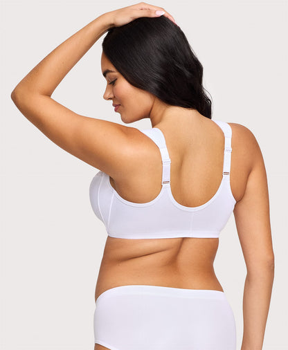 Ashley Stewart Front-Closure WonderWire Bra White