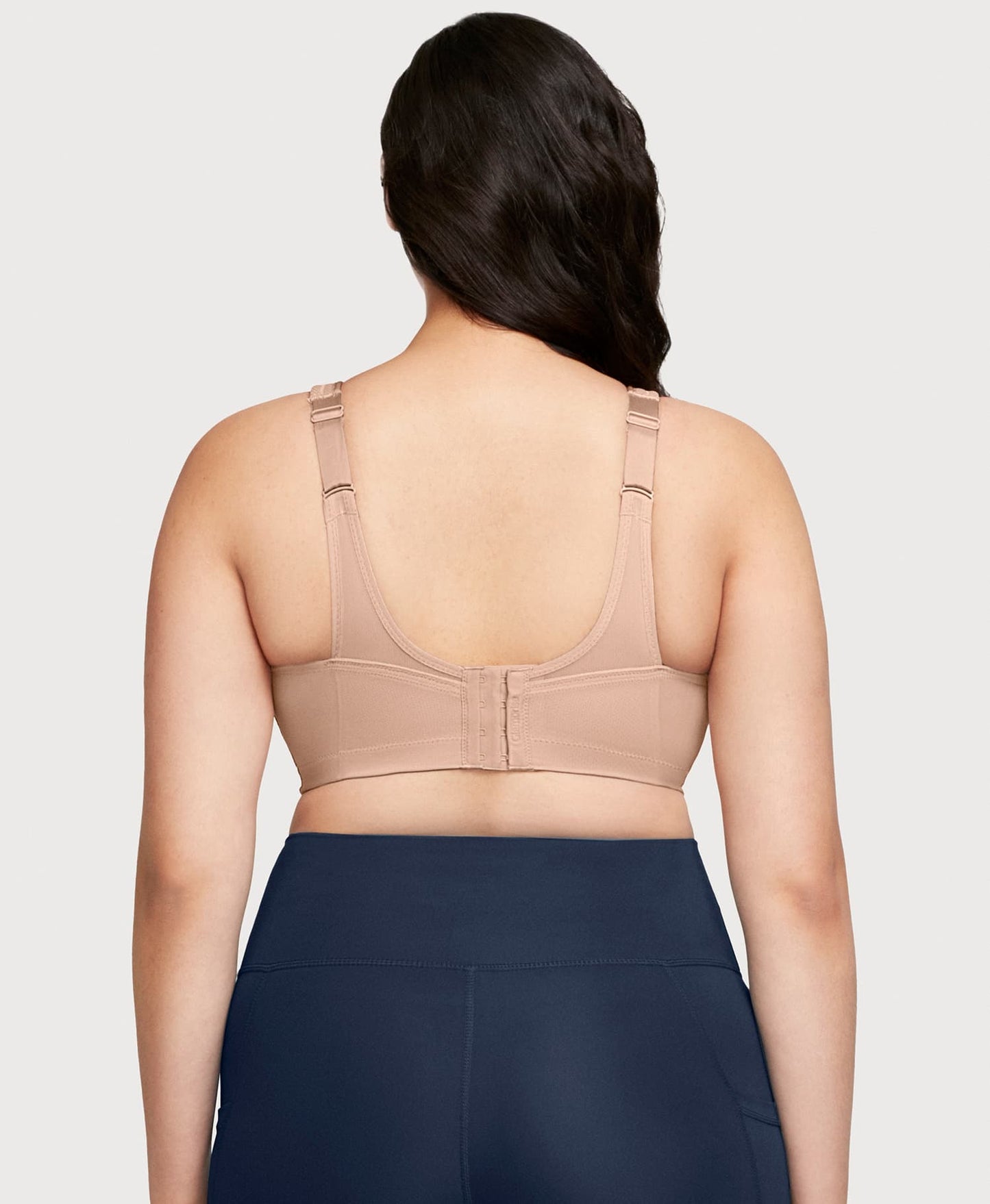 Ashley Stewart MagicLift Seamless Sports Bra Cafe