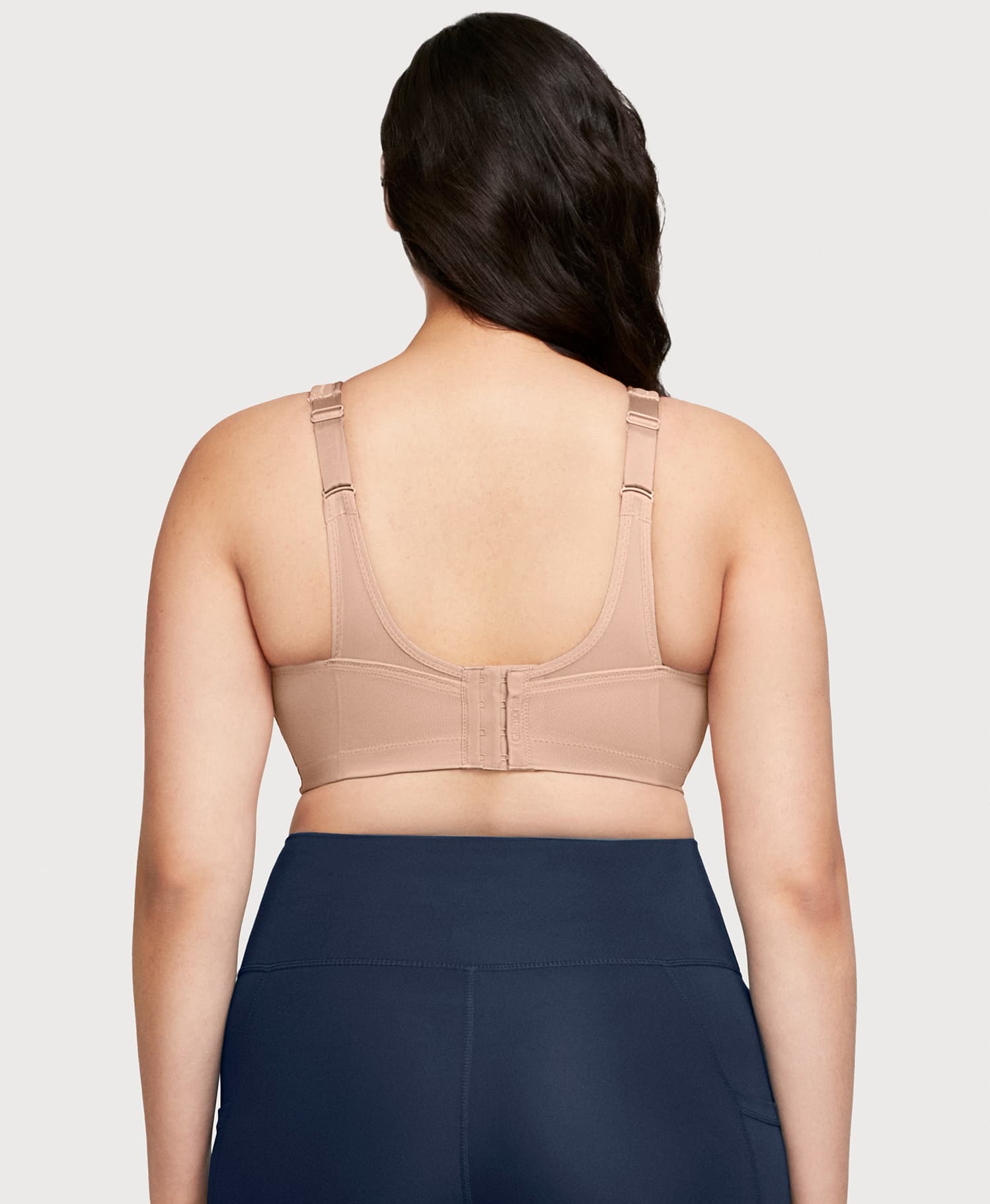 Ashley Stewart MagicLift Seamless Sports Bra Cafe
