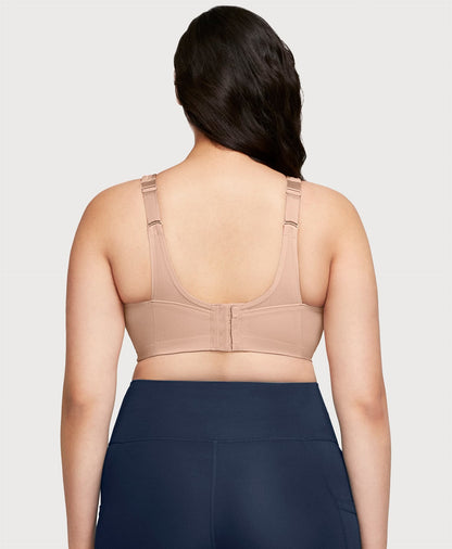 Ashley Stewart MagicLift Seamless Sports Bra Cafe