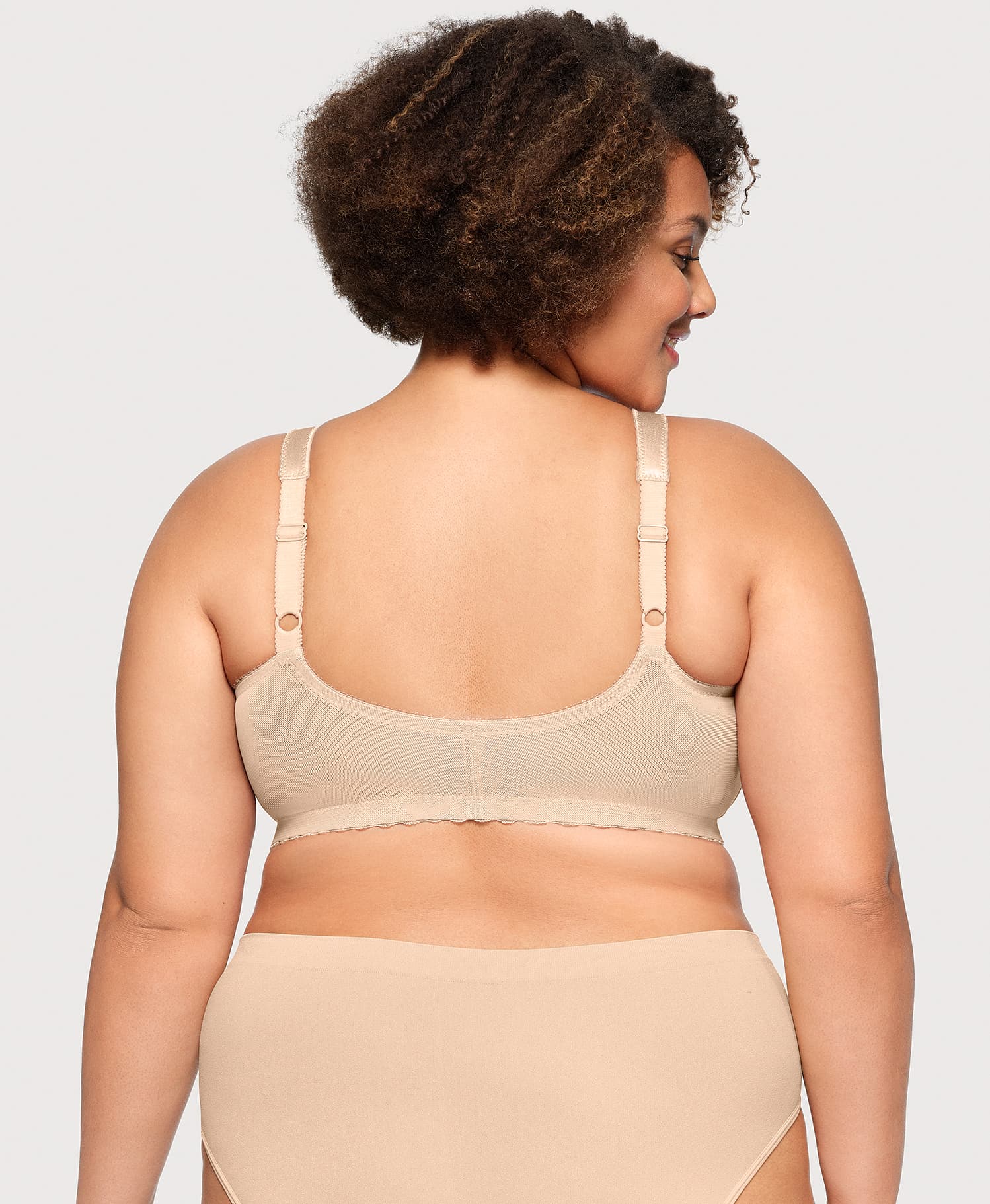 Ashley Stewart MagicLift Front-Closure Support Bra Blush