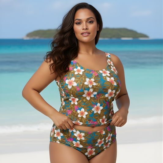Ashley Stewart InstantFigure Hawaii Hipster Swim Bottoms Hawaii
