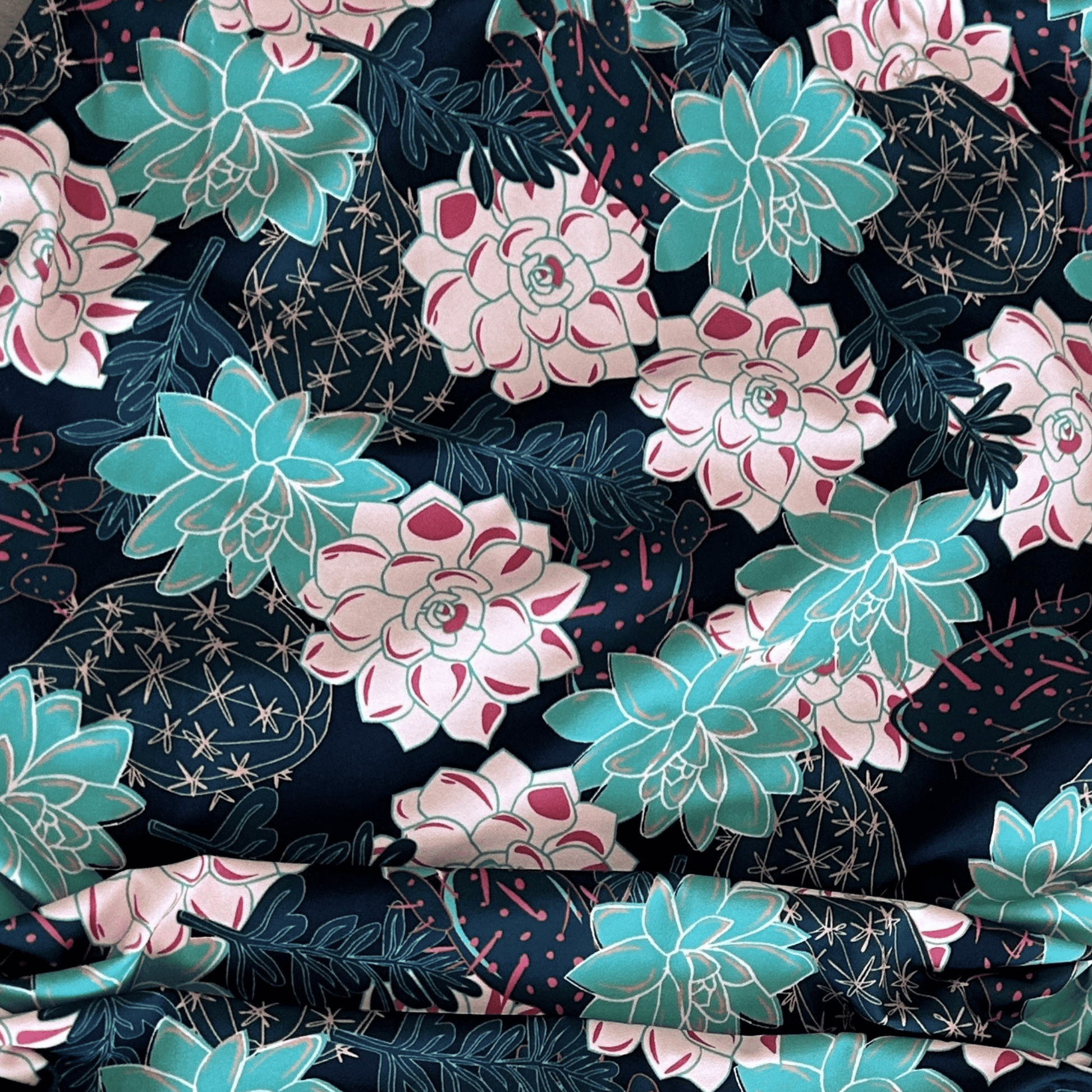 Ashley Stewart InstantFigure Succulent Bandeau Swimsuit Print