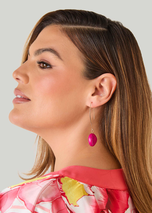 Ashley Stewart Stone Drop Earrings Set Multi