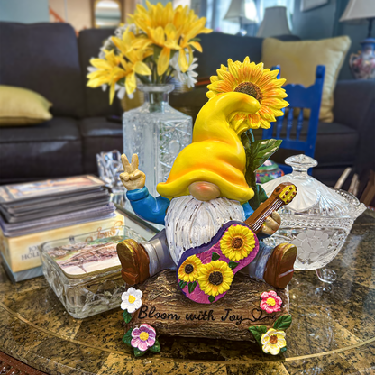 Ashley Stewart Bloom With Joy Garden Gnome Figurine Multi