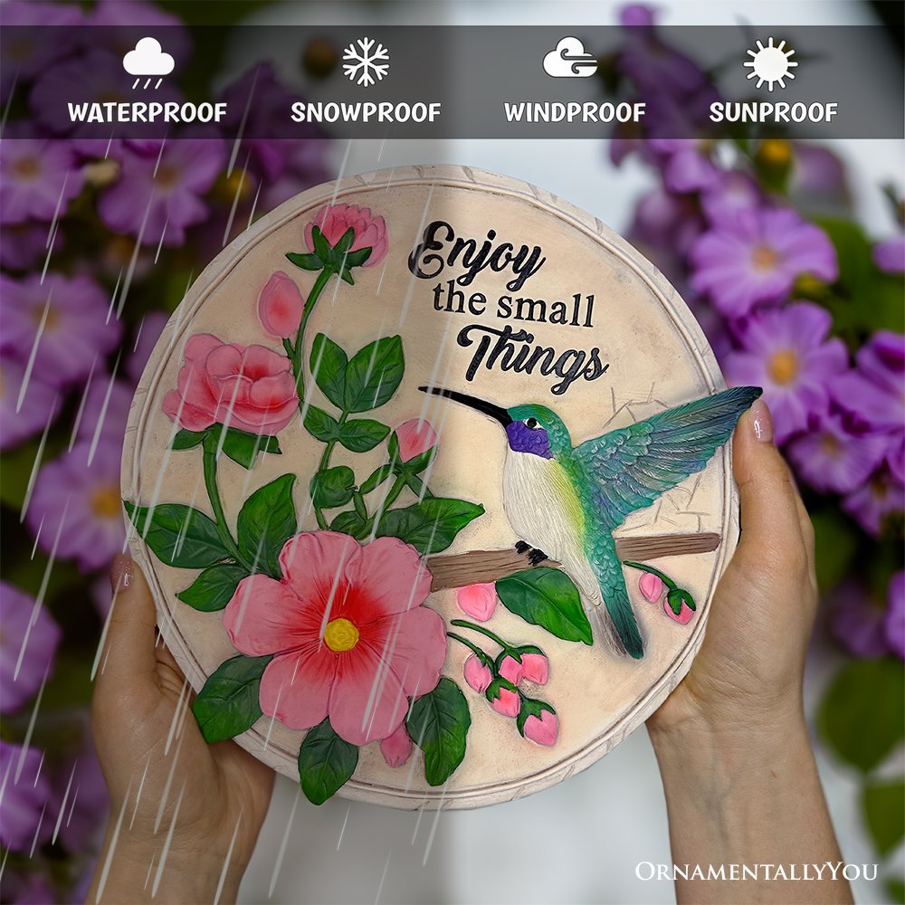 Ashley Stewart Hummingbird Stepping Stone Multi