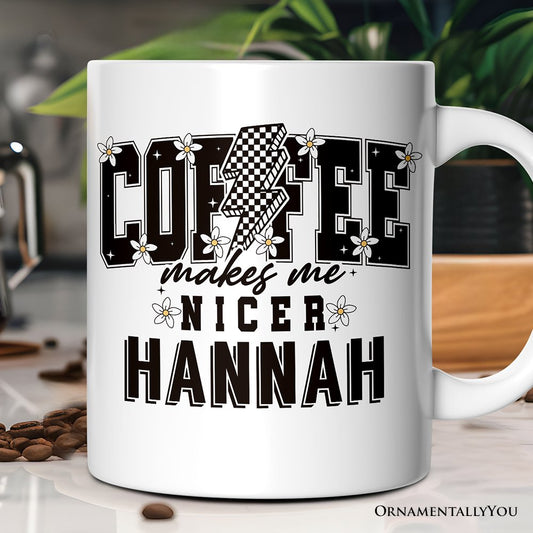 Ashley Stewart Coffee Makes Me Nicer Mug