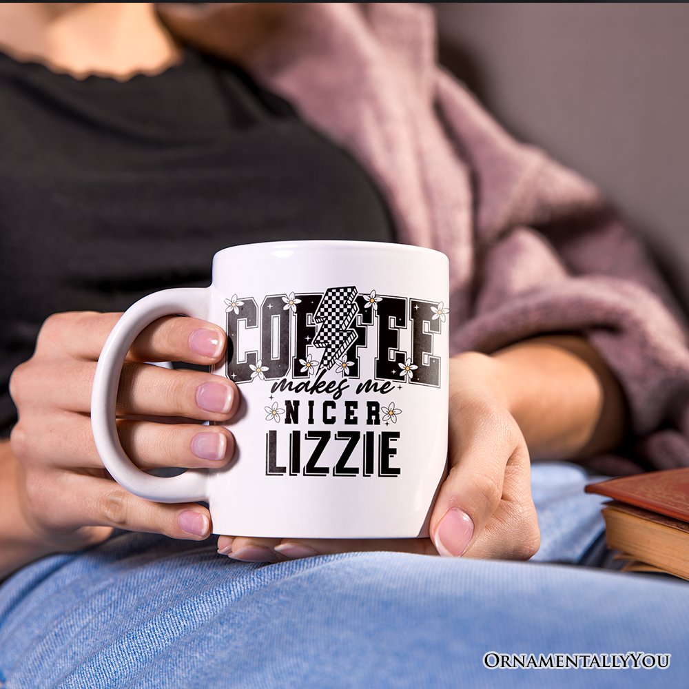 Ashley Stewart Coffee Makes Me Nicer Mug