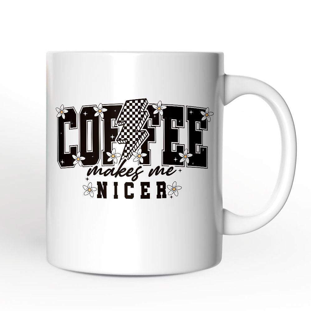 Ashley Stewart Coffee Makes Me Nicer Mug