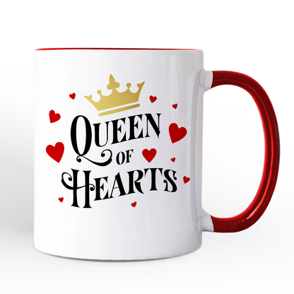 Ashley Stewart Queen of Hearts Mug White