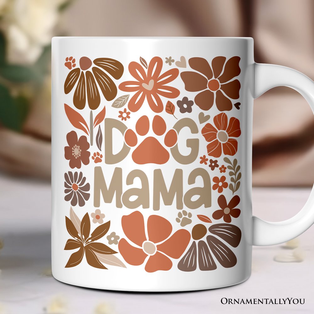 Ashley Stewart Dog Mama Ceramic Mug White