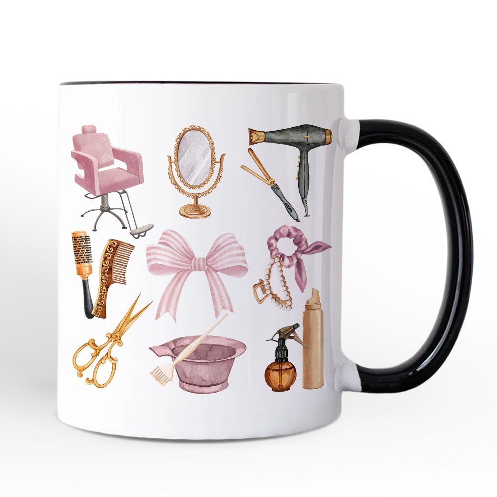 Ashley Stewart Hairstylist Ceramic Mug White