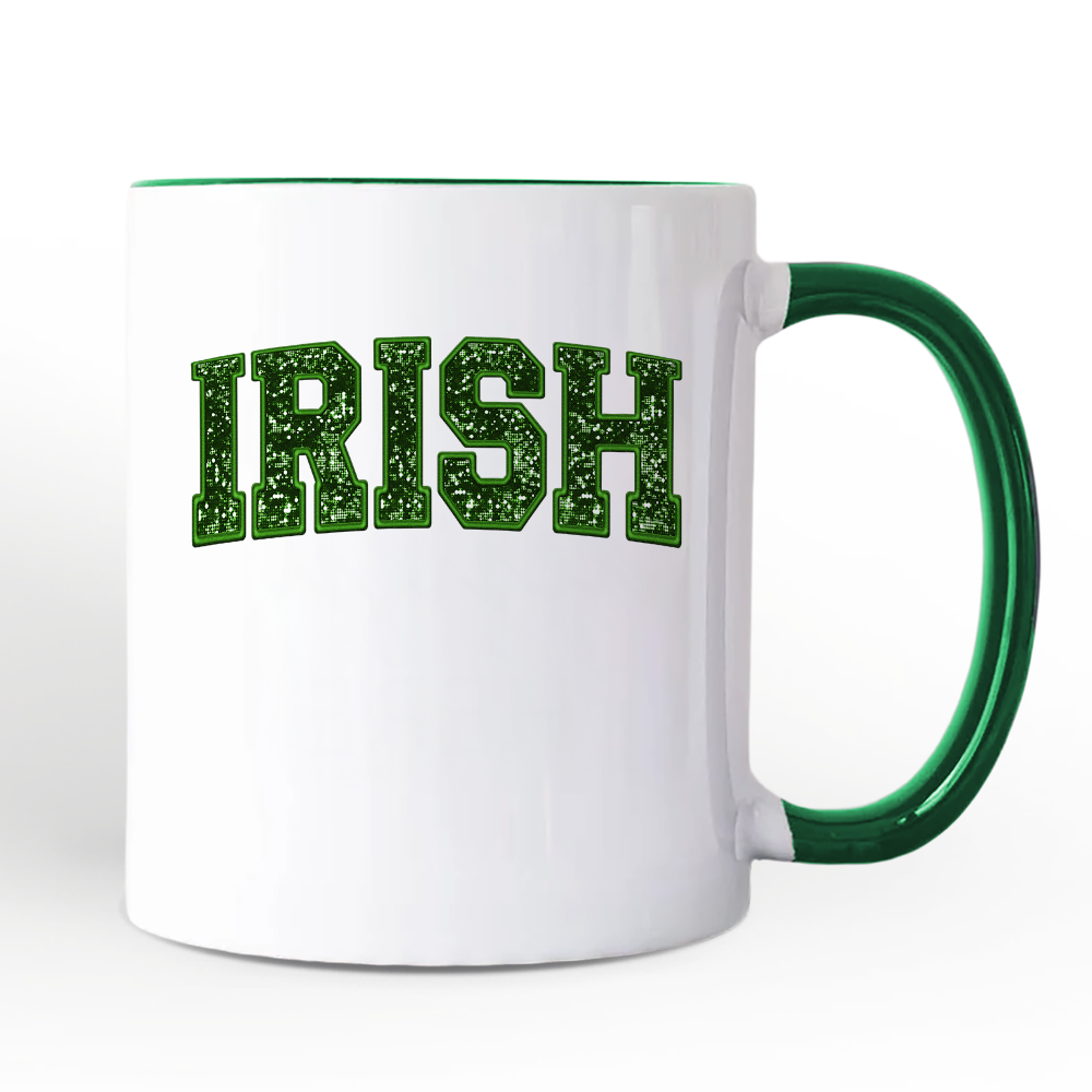 Ashley Stewart Irish Ceramic Mug White