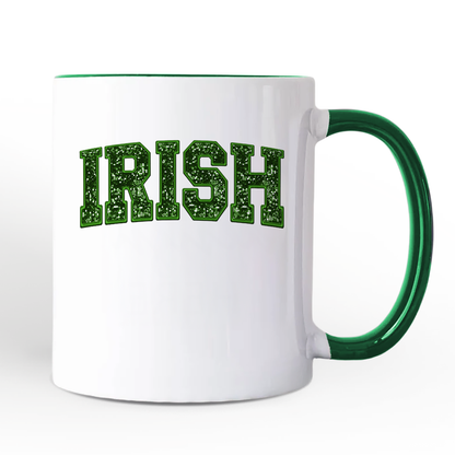 Ashley Stewart Irish Ceramic Mug White