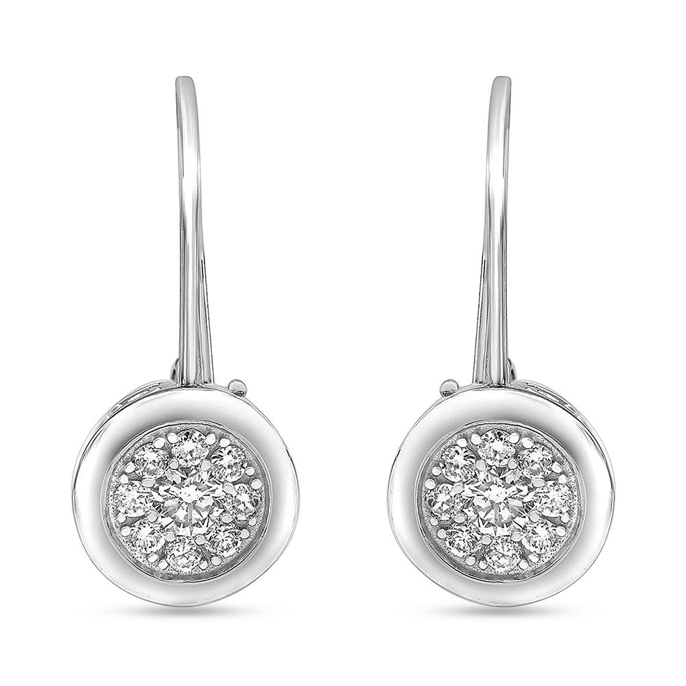 Ashley Stewart 0.50 Carat Lab Grown Diamond Dangle Earrings Gift Box Set